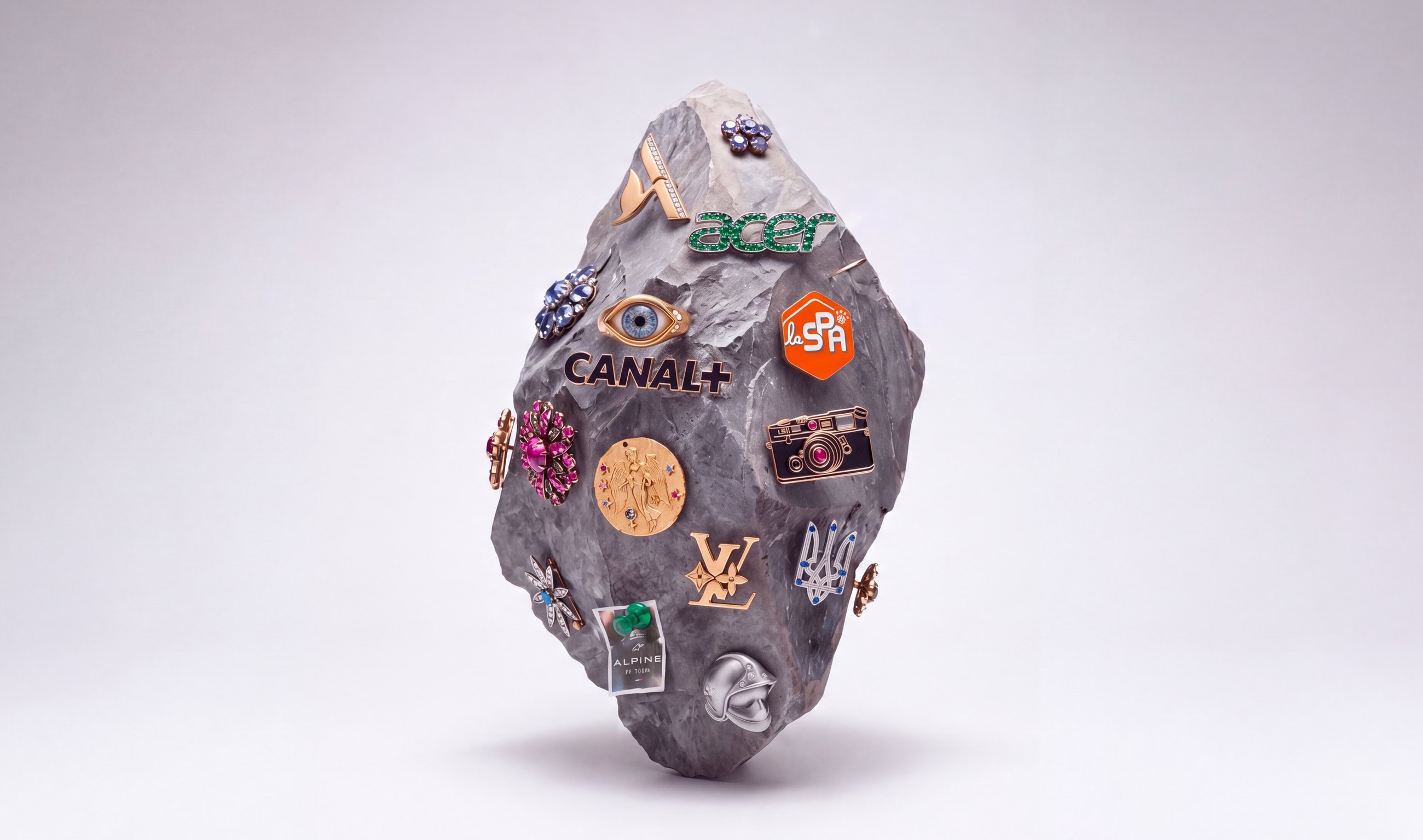 Roche gravée des projets de Pierre Riboulet